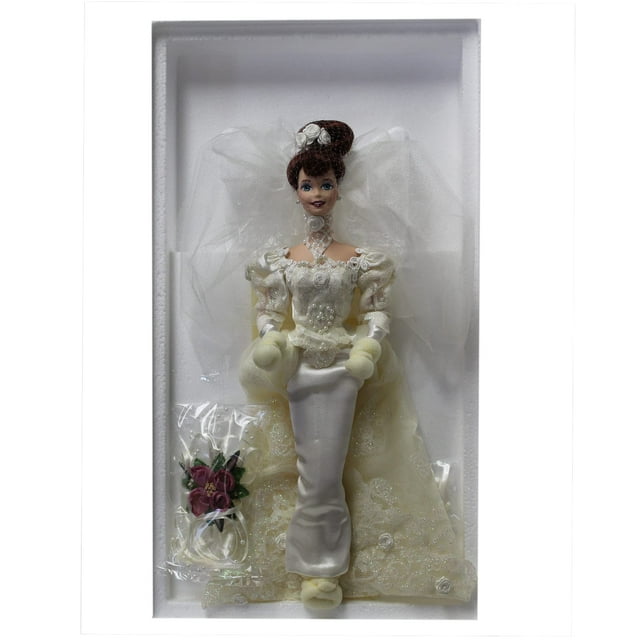Barbie 14541 1995 Romantic Rose Bride Doll Barbie -