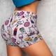 thumbnail image 4 of Fotbe Wine Shorts Sin Costuras – Shorts Deportivos de Cintura Alta para Mujer, Elásticos para Gimnasio, Yoga, Running o Ciclismo-Small, 4 of 8