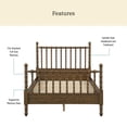 thumbnail image 2 of The Pioneer Woman Harper Spindle Bed, Full, Homestead Brown, 2 of 9
