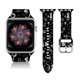 thumbnail image 1 of Compatible Con Goth Gothic Black Apple Watch 38/40/41/42/44/45 Mm Para Mujeres Y Hombres, Silicona Suave, Regalos De Halloween, Decoraciones, Pulsera De Repuesto Para Iwatch Series 7, 6, 5, 4, 3, 2, 1, 1 of 5
