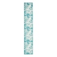 thumbnail image 2 of Unique Loom Sofia Collection Area Rug - Larvotto (2' x 13' Runner Turquoise/Gray), 2 of 6