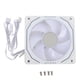 thumbnail image 2 of Ventilador De Caja De Computadora De 120 Mm, 3 Pines Argb PWM Control Ventilador De Enfriamiento De Alto Rendimiento, Ventilador De Enfriador LED Para Estuche De, 2 of 7