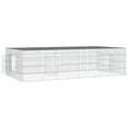 thumbnail image 2 of vidaXL 2-Panel Rabbit Cage 220x110x55 cm Galvanised Iron, 2 of 5