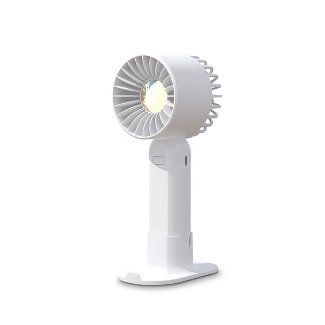 Ventilador de mano Toystoory recargable inalámbrico portátil de viaje plástico azul rosa Blanco