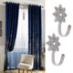 thumbnail image 2 of Paquete de 3 cortinas de de retención para persianas de ventana retro Clip de Sunnimix Anzuelos de cortina, 2 of 7