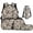 Vintage Duck Camo Bow, variant on Bulopur Duck Camo Kids Backpack Set 4 Pcs Durable Hunting Book Bag with Lunch Bag, Pencil Case and Water Bottle Cover for Duck Hunting Boys Ages 6-12