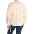 thumbnail image 3 of DKNY $89 Womens New 1478 Coral Balloon Tie Sleeve Top XL B+B, 3 of 3