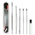 thumbnail image 1 of Diconna Ear Wax Cleaner Tool Set Stainless Steel Ear Pick Cleansing Tools, 1 of 8