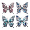 thumbnail image 1 of 4 Piezas Broche Broche Mariposa Kit Pines Diamante DIY, 1 of 9
