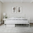 thumbnail image 3 of DHP Tatiana White Metal Bed King, 3 of 14
