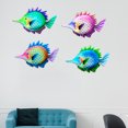 thumbnail image 6 of SDJMa Metal Fish Wall Decoration, Iron Fish Home Decoration Wall Hanging, Gallery Bedroom Office Crafts Home Metal Fish Wall Decoration Iron Art Indoor and Outdoor Clearance, 6 of 8