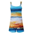 thumbnail image 5 of Gspmoly Shorts Short pour Femmes, Combishort d'Été Confortable et Décontracté pour Femmes avec Bretelles Imprimées, Poches, de Golf pour Femmes jusqu'à 65 % de Rabais Multicolore, 5 of 5