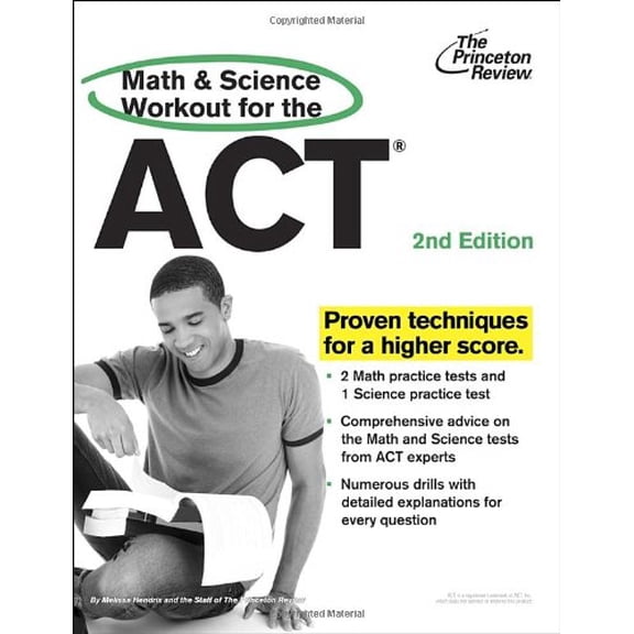 Pre-Owned The Princeton Review Math and Science Workout for the ACT (Princeton Review: Math & Science Workout for the ACT) Paperback
