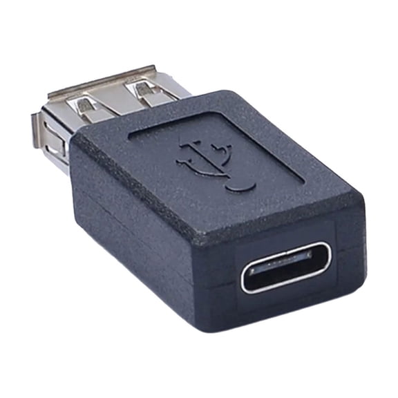 USB 2.0 Female to Type C Female Adapter Support 5V/3A Charging & 480Mbps Data Transfer for Keyboards and More