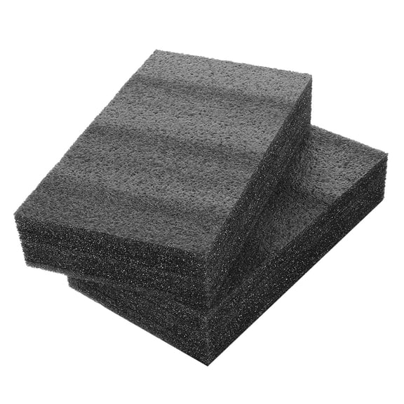 Minkissy 2Pcs Foam Packaging Pad Black Foam Inserts for Packing DIY Cuttable for Home Users and Office Users