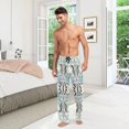 thumbnail image 6 of FORMRS Mens Pajama Pants with Pockets Sleepwear Lounge Bottoms Sizes S-2XL, Vibrant Abstract Design, 6 of 7