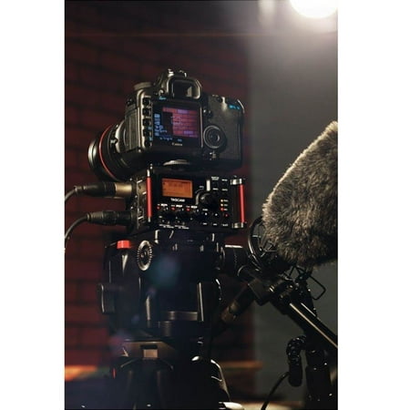 TASCAM - 4-Track Audio Recorder for Select DSLR Cameras - Black