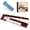 1 Pcs Orange Tortoise, variant on Scalloped Mahjong Racks with Magnetic Pushers, 17.5"/20" Acrylic Mahjong Rack Set for American Mahjong, Tortoise & Shell Style Tile Holders