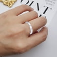 thumbnail image 3 of Anillos De Pareja De Acero Galvanizado En Forma De Luna, Anillo De Apertura Romántico, Conjunto De Joyería Ajustable Para Hombres, Regalos De Boda De Compromiso 2 Uds Yuarrent AP005918-00, 3 of 6