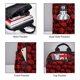 thumbnail image 3 of Disketp Red Skulls Mochila Ligera e Impermeable, Mochila de Día Resistente para Viajes, Senderismo y Uso Diario para Hombre y Mujer, 3 of 7