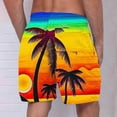 thumbnail image 4 of Mefallenssiah Men'S Casual Printed Drawstring Trouser Beach Shorts Pants with Pocket, 4 of 4