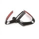 thumbnail image 5 of Decoración de lentejuelas para volante de coche, 2 piezas ABS cromado/fibra de carbono, marco decorativo para volante de coche, ajuste para volante, 5 of 5