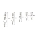thumbnail image 6 of 30Pcs Fishing Swivel Anti-knotting High Speed 8-Figure Strong Pulling Force 8-ring Fishhook Snap Connector Outdoor Fishing-10, 6 of 8