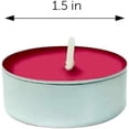 thumbnail image 3 of DecorRack Black Cherry Scented Tea Light Candles, 30 Tealight Candle Pack, 3 of 6