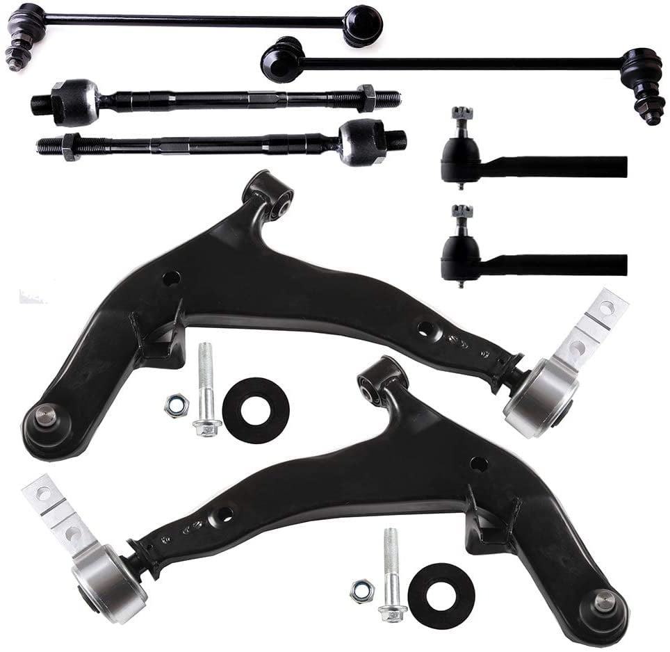 Pair Set Front Suspension Kit 2 Lower Control Arms for 2003-2007 Fits NISSAN MUR