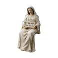 thumbnail image 2 of Estatua de Jesús Figuras de Jesús Figuras Pintadas a Mano Regalo Decoración Cristiana Adorno mujer, 2 of 9