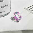 thumbnail image 4 of justharion 8 Pcs Resin Rings Set Summer Colourful Knuckles Transparent Stacking Rings Funny Fruit Plastic Rings Jewellery Gift, 4 of 8