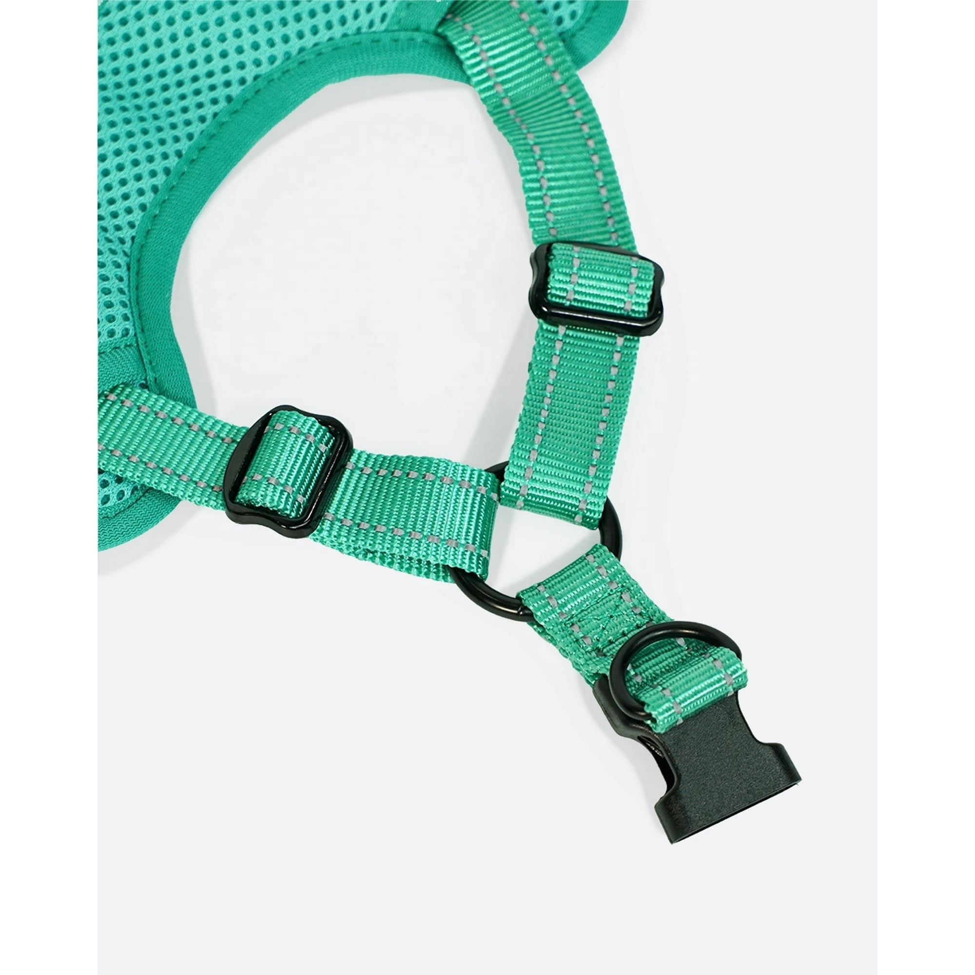 BELLA & PAL Puppy Harness, Dog Harness Small Sized Dog, No Pull Dog Harness, Dog Harness for Small Dogs, Step in Harness for Extra Small Dogs, Dog Harness for Medium Dogs, Emerald, XL