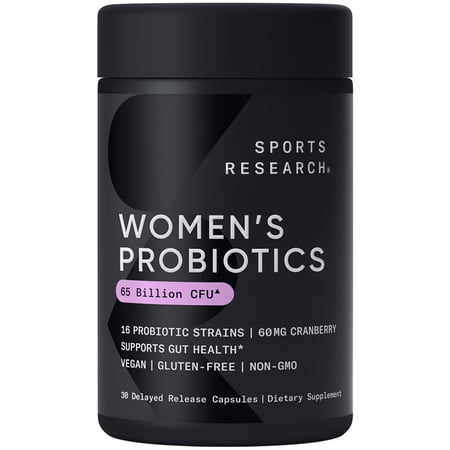 Sports Research Women s Probiotics 65 Billion CFU  30 Count
