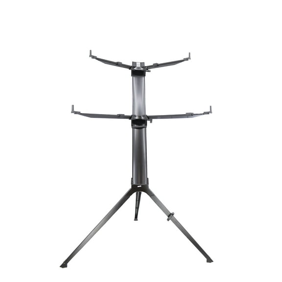 Quik Lok Stay Intruder 2-Tier Keyboard Stand - Black