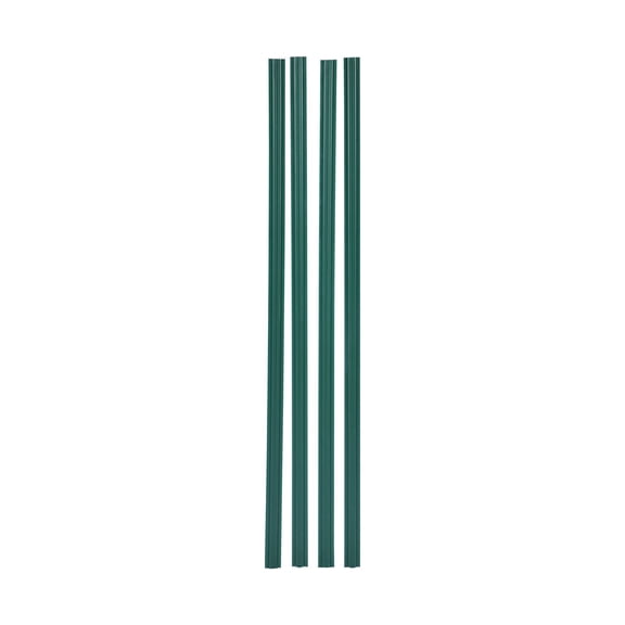 Vertical Chain Link Fence Slats with Locking Bottom&Wings,Durable HDPE Privacy Slats for 4' Garden and Farm Fence Panels (Green)