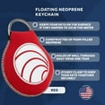 thumbnail image 2 of Five Oceans Floating Neoprene Keychain, Red - FO4495-R, 2 of 6