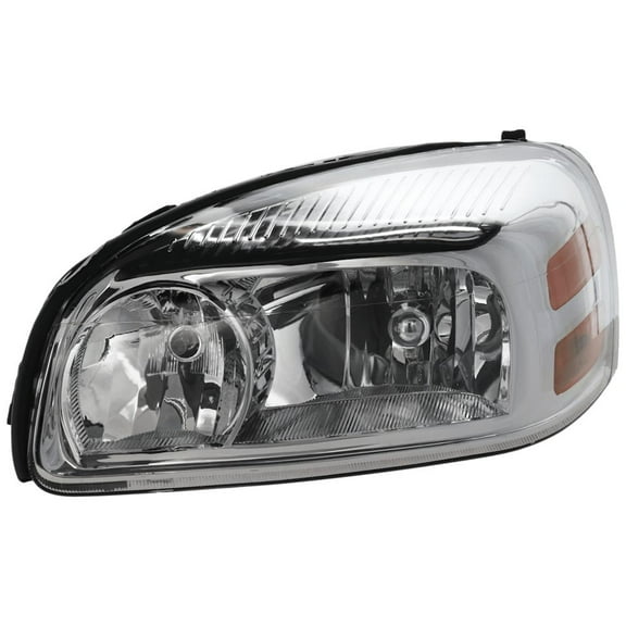 Headlight Compatible with 2005-2009 Buick Terraza Uplander Montana Re 3.4L V6 LA1 Left Driver Side HALOGEN C100172Q Pontiac Montana 185HP