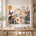 thumbnail image 5 of Cottagecore Mushrooms with Butterflies and Flowers, Peaceful Cottagecore Style for Nature Lovers, Botanical Wall Decor Housewarming Gift, Tapestry Wall Hanging for Bedroom and Dorm, 5 of 7