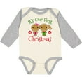 thumbnail image 3 of Inktastic Twins 1st Christmas Gingerbread Girls Girls Long Sleeve Baby Bodysuit, 3 of 5