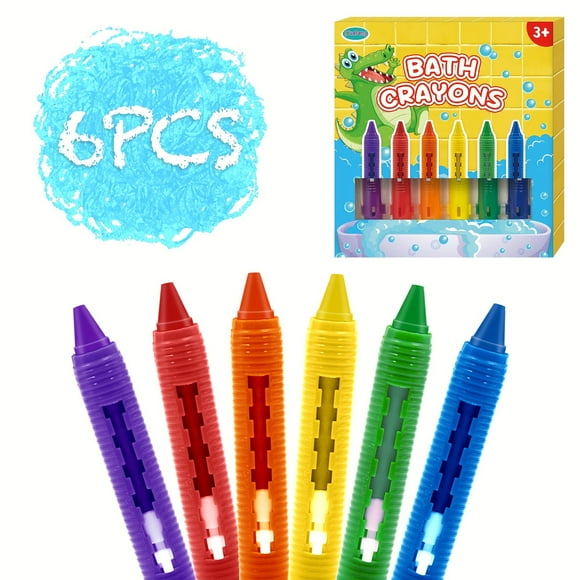 Washable Bath Crayons Set - Crayons for Colorful Bathtub Fun, Easy Clean, Shower Markers, Halloween and Christmas Gift Idea