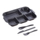 thumbnail image 1 of Yhmxh Utensilios de cocina Platos divididos, bandeja, vajilla para cenas, restaurantes, fiestas familiares y cocinas. Apto para microondas y lavavajillas. Muebles para cocina Accesorios de cocina, 1 of 6