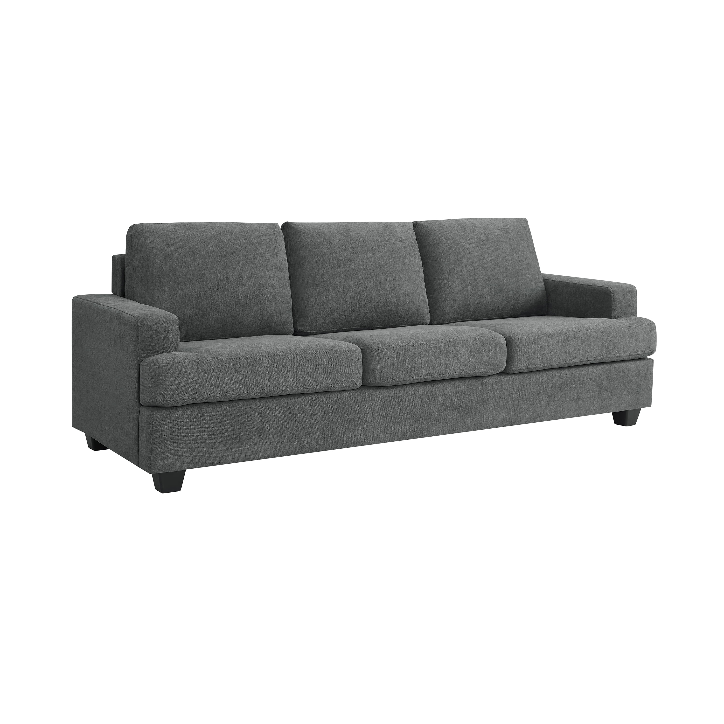 AC Pacific Thomas Modern Adult Sofa, Grey