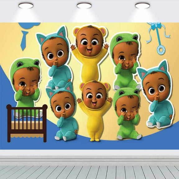 Boss Baby Africa Boy school Taspestry Wall Decor Background Backdrop Party Supplies Banner Poster Decor Decorations