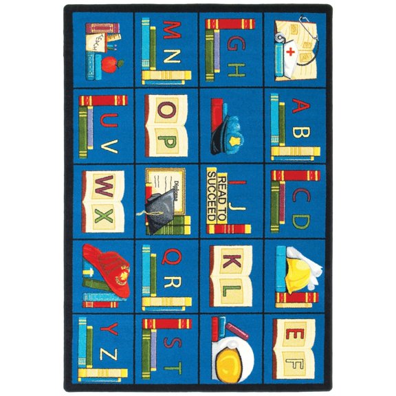 Sit & Read 10'9" x 13'2" Area Rug In Color Multi