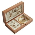 thumbnail image 1 of Vintage Solid Wood Jewelry Box High-End Jewelry Ring Storage Box Display Box, 1 of 12