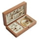 thumbnail image 2 of Caja de joyería de madera maciza vintage caja de almacenamiento de anillo de joyería de alta gama caja de exhibición, 2 of 11