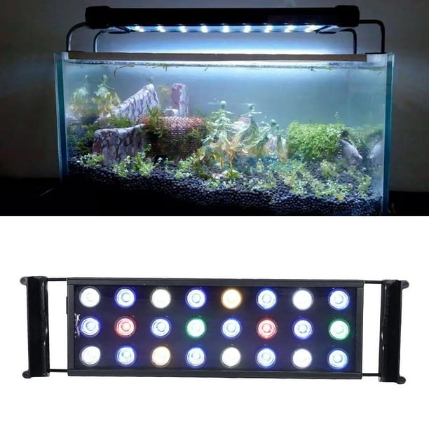 LED Aquarium Light Bar,Oslamp 72W LED Aquarium Light Full Spectrum Adjustable Strip Lamp Light