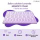 thumbnail image 4 of Sobrecolchón Zomilux Colchoneta Memory Foam Ultra Suave con Lavanda Relajante 7 Zonas de Confort Queen Size, 4 of 4