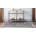 thumbnail image 5 of Rugs.com Rabia Collection Rug – 2' 7 x 9' Runner Blue Low Rug Perfect For Hallways, Entryways, 5 of 9