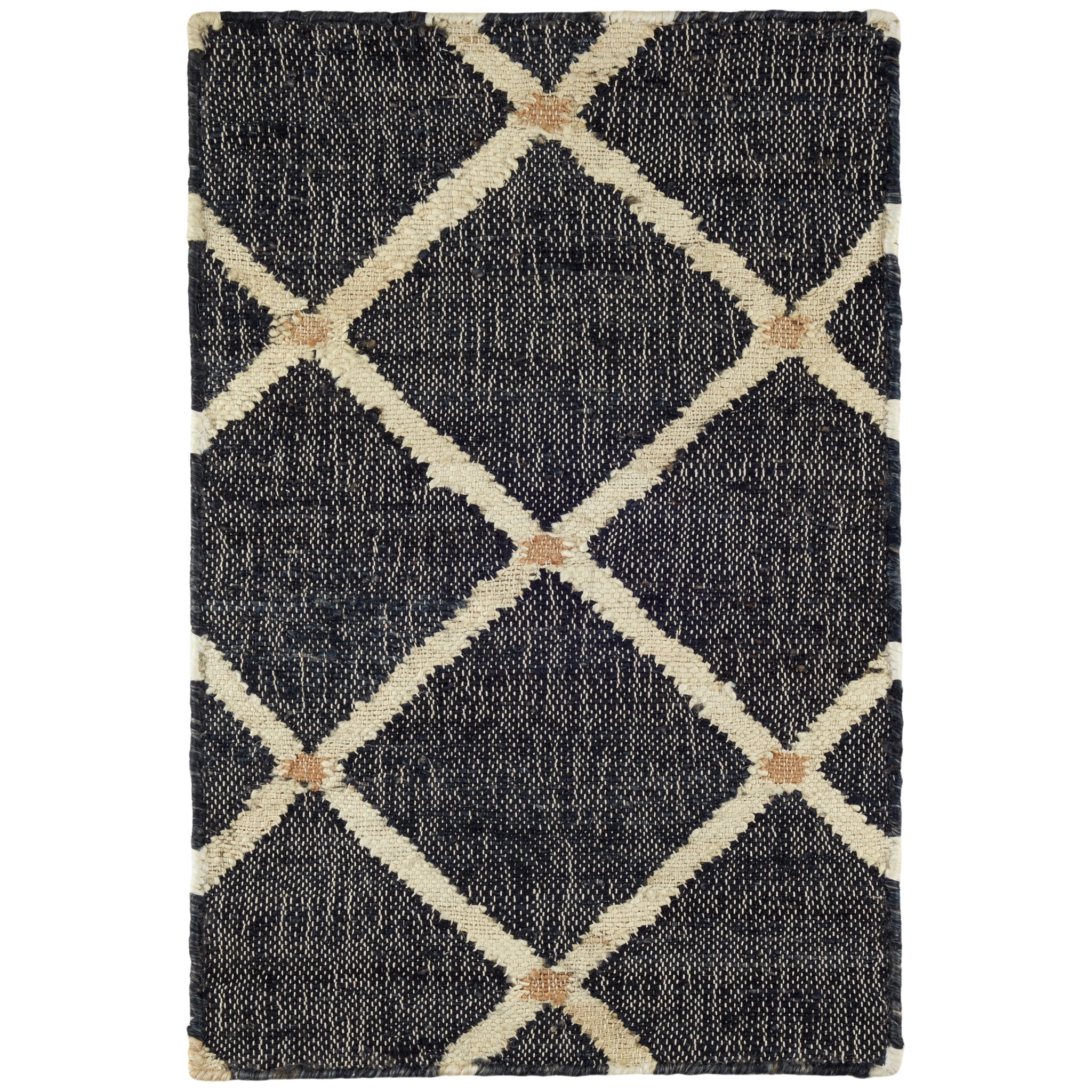 Dash & Albert Kali Handwoven Jute Rug, 5' x 8', Black